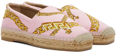 versace pink espadrilles|Versace virtus espadrilles.